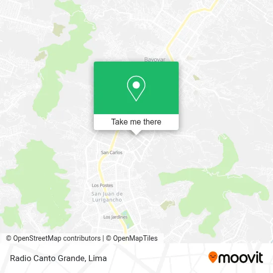 Radio Canto Grande map