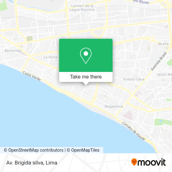 Mapa de Av. Brigida silva