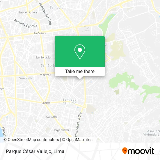 Parque César Vallejo map