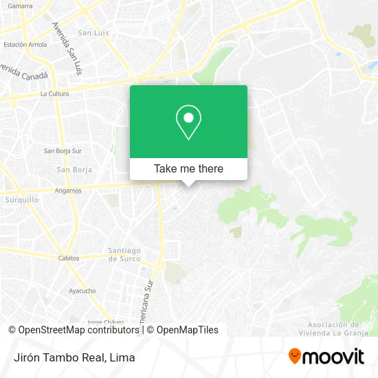 Jirón Tambo Real map