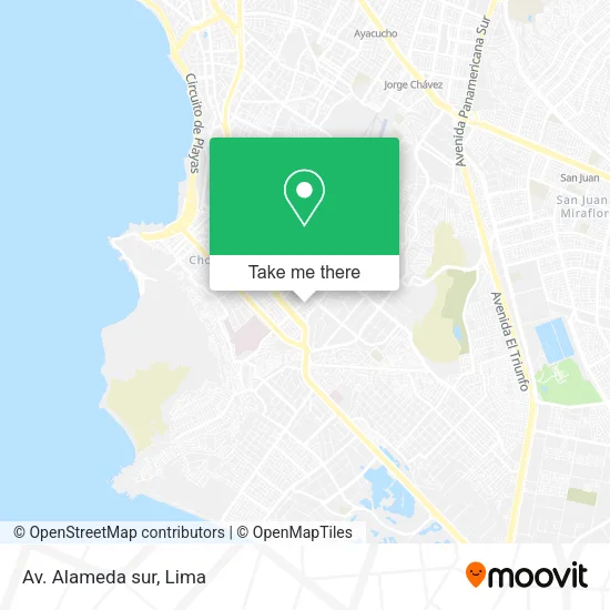 Mapa de Av. Alameda sur