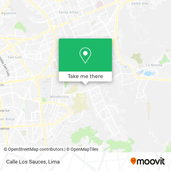 Calle Los Sauces map