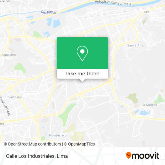 Calle Los Industriales map