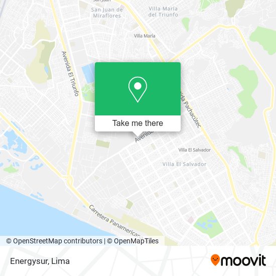 Energysur map