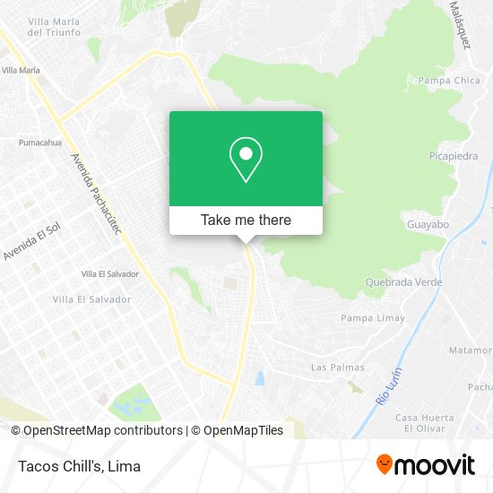 Mapa de Tacos Chill's