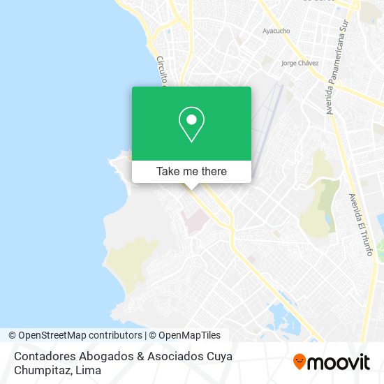 Contadores Abogados & Asociados Cuya Chumpitaz map