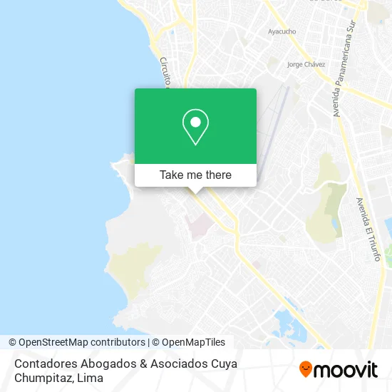 Mapa de Contadores Abogados & Asociados Cuya Chumpitaz