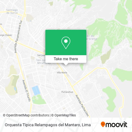 Orquesta Tipica Relampagos del Mantaro map