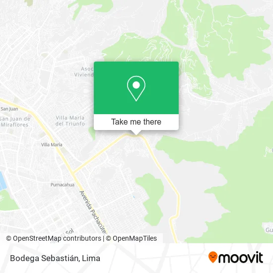 Bodega Sebastián map