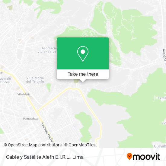 Cable y Satélite Alefh E.I.R.L. map