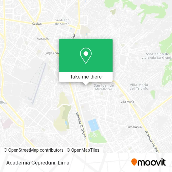 Academia Cepreduni map