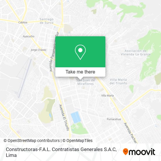 Constructoras-F.A.L. Contratistas Generales S.A.C map