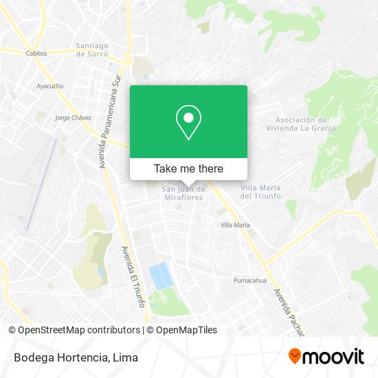 Bodega Hortencia map