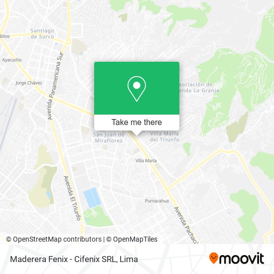 Maderera Fenix - Cifenix SRL map