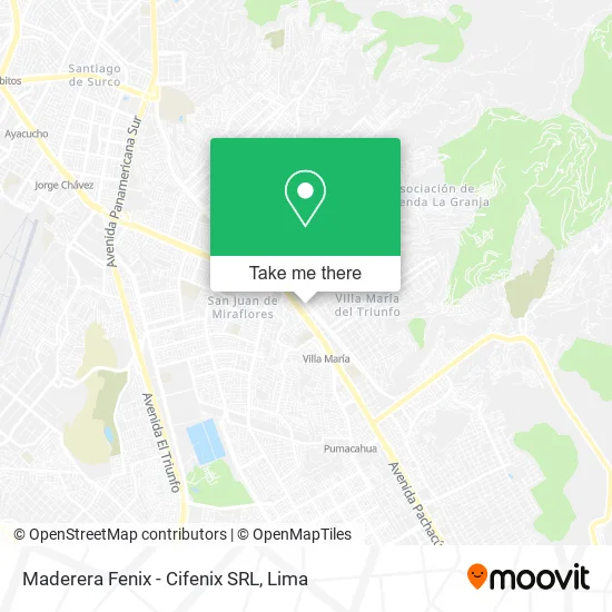 Maderera Fenix - Cifenix SRL map