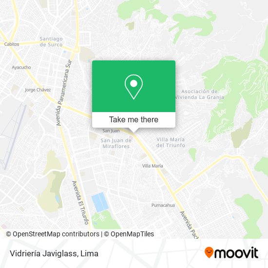Mapa de Vidriería Javiglass