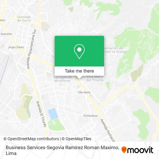 Mapa de Business Services-Segovia Ramírez Roman Maximo