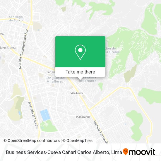 Mapa de Business Services-Cueva Cañari Carlos Alberto