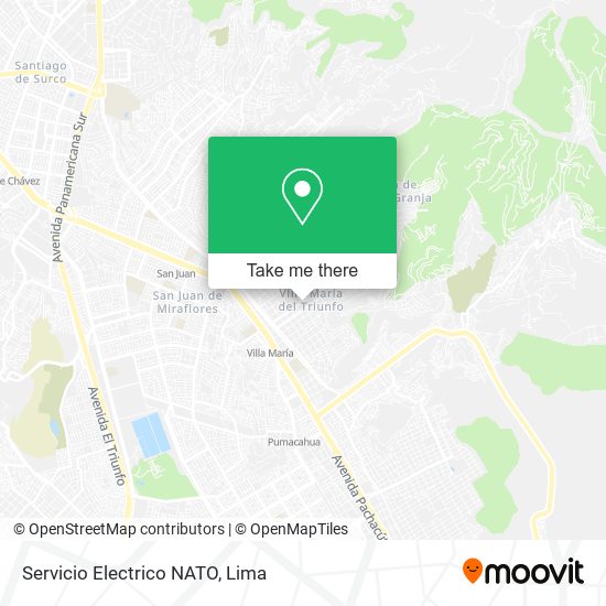 Servicio Electrico NATO map