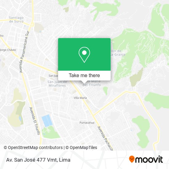 Mapa de Av. San José 477 Vmt