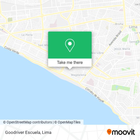 Goodriver Escuela map