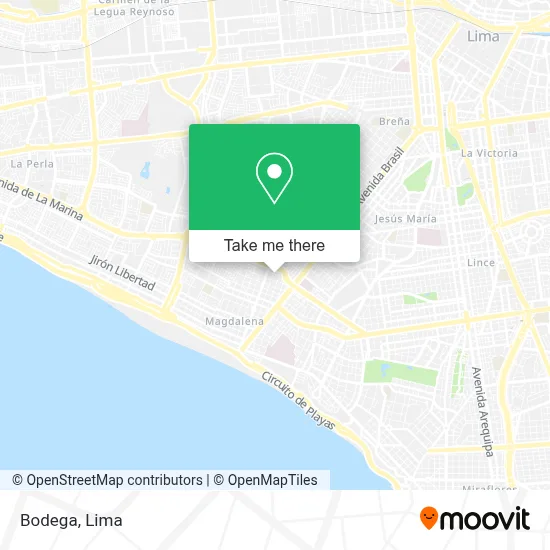 Bodega map