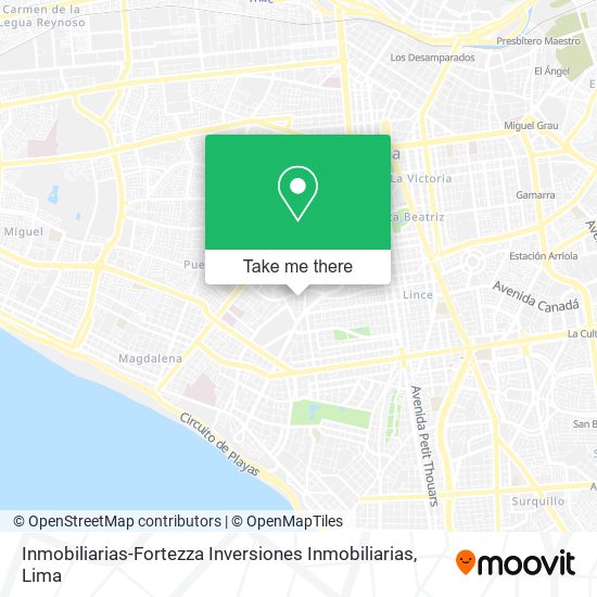 Inmobiliarias-Fortezza Inversiones Inmobiliarias map