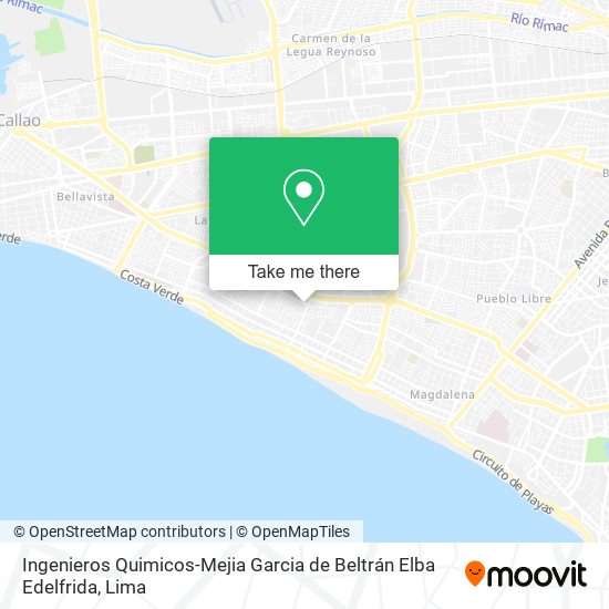 Ingenieros Quimicos-Mejia Garcia de Beltrán Elba Edelfrida map