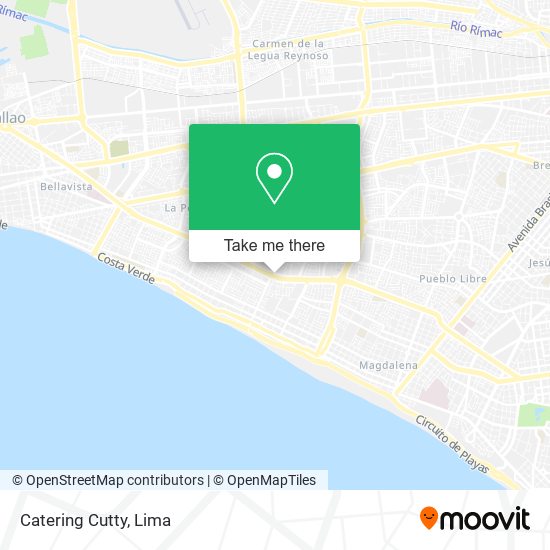 Catering Cutty map
