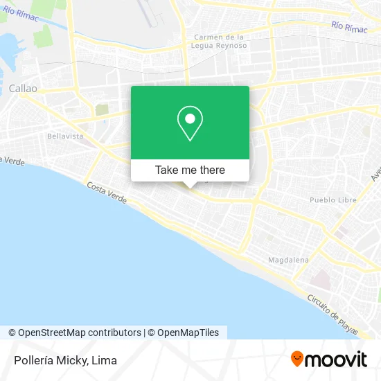 Mapa de Pollería Micky