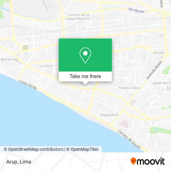 Mapa de Arup