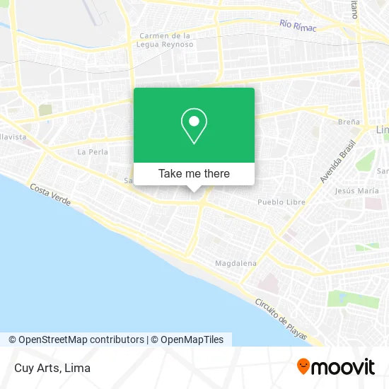 Mapa de Cuy Arts