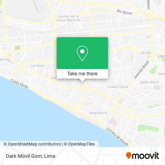 Dark Móvil Gsm map