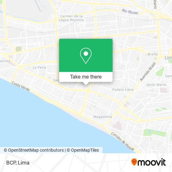 Mapa de BCP