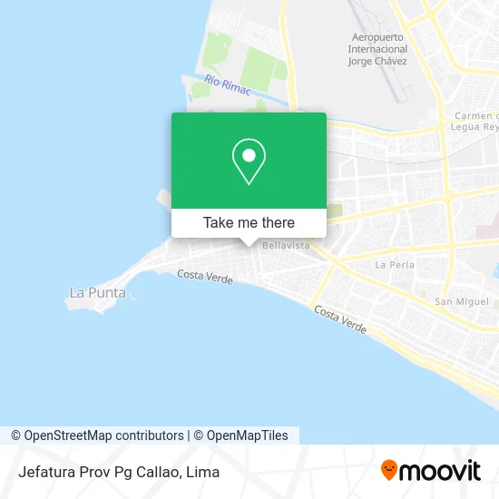 Jefatura Prov Pg Callao map