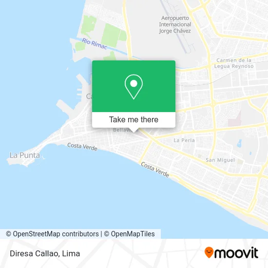 Diresa Callao map