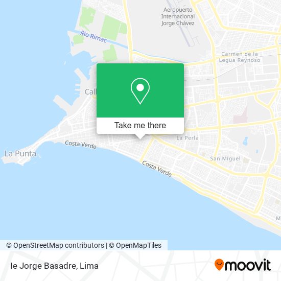 Mapa de Ie Jorge Basadre