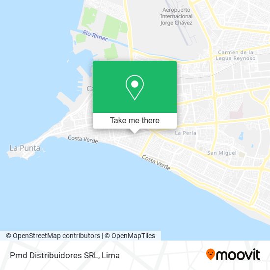 Mapa de Pmd Distribuidores SRL