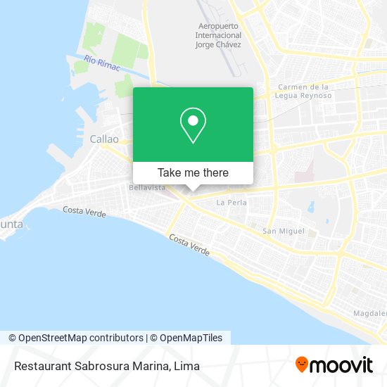 Mapa de Restaurant Sabrosura Marina