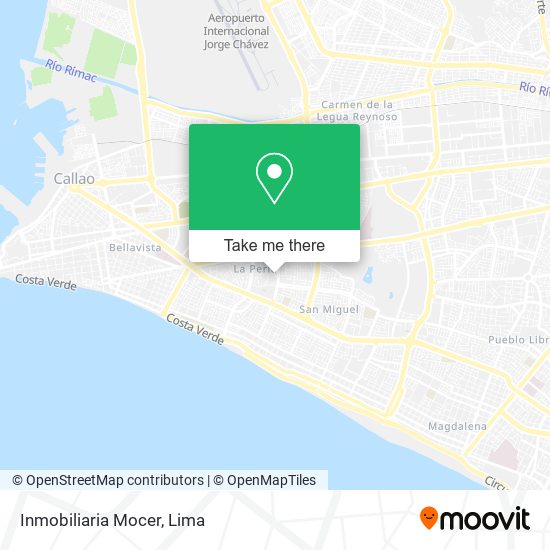 Mapa de Inmobiliaria Mocer