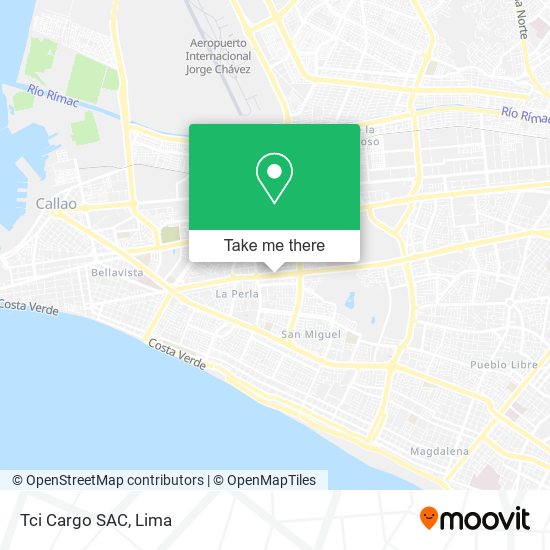 Mapa de Tci Cargo SAC