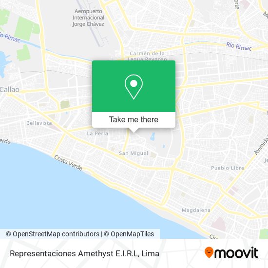 Mapa de Representaciones Amethyst E.I.R.L
