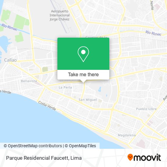 Parque Residencial Faucett map