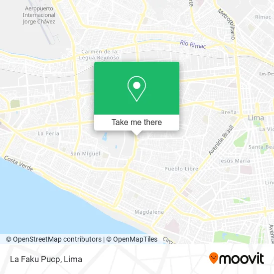 La Faku Pucp map
