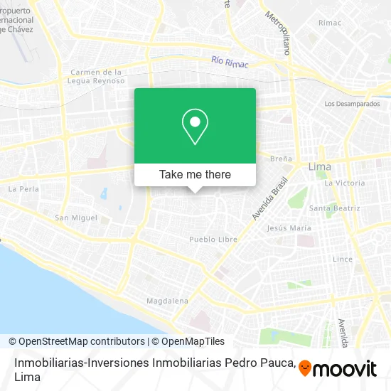 Inmobiliarias-Inversiones Inmobiliarias Pedro Pauca map