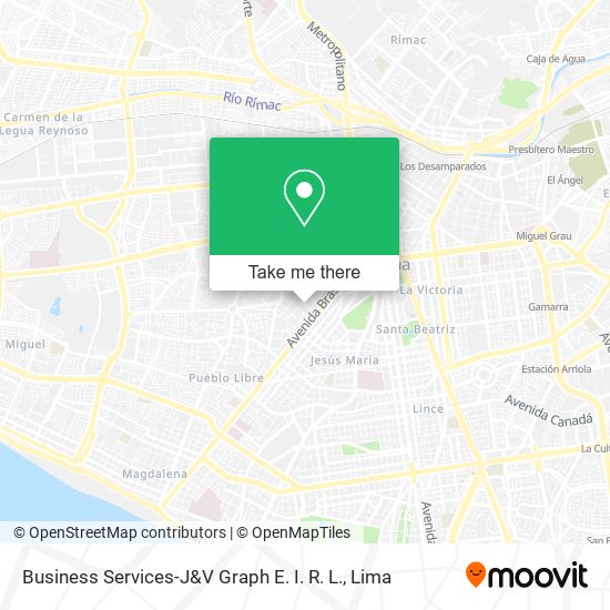 Business Services-J&V Graph E. I. R. L. map