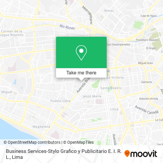 Business Services-Stylo Grafico y Publicitario E. I. R. L. map