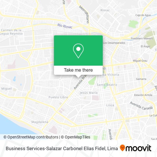 Business Services-Salazar Carbonel Elías Fidel map
