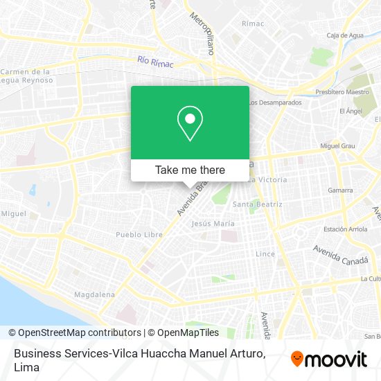 Business Services-Vilca Huaccha Manuel Arturo map