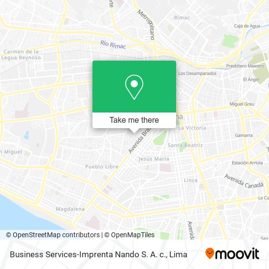 Business Services-Imprenta Nando S. A. c. map